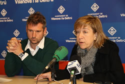 Roda de premsa sobre els camins de l'Ortoll