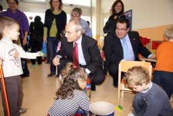 El president Montilla visita L'Escateret