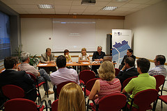 Presentación de los Special Olympics en el sector económico, en la sede de ADEG. Ayuntamiento de Vilanova i la Geltrú.