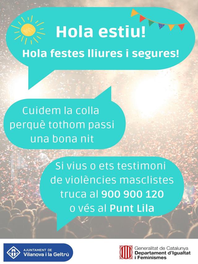 Ajuntament, entitats i locals d'oci nocturn treballen per trencar amb les violències masclistes