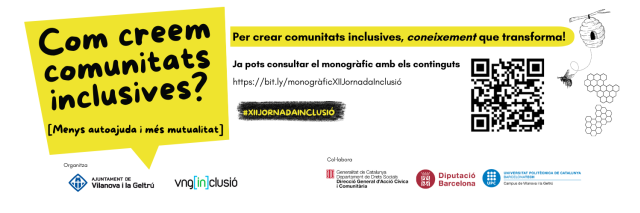 Ja podeu consultar els productes generats de la XII Jornada de la Inclusió Social