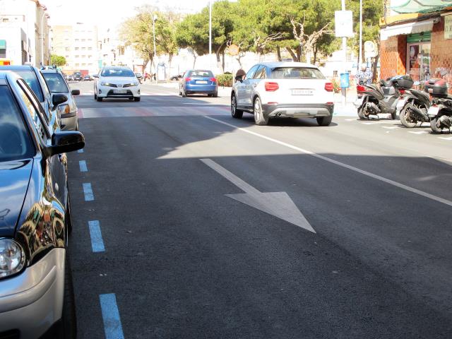 Asfaltat d'un tram de Coroleu
