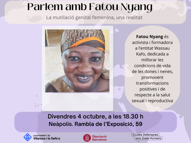 Xerrada: Parlem amb Fatou Nyang. La mutilació genital femenina, una realitat