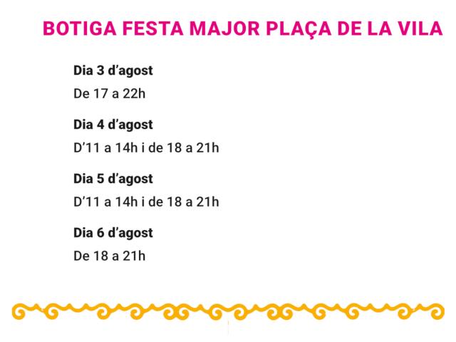 Horaris vila 23