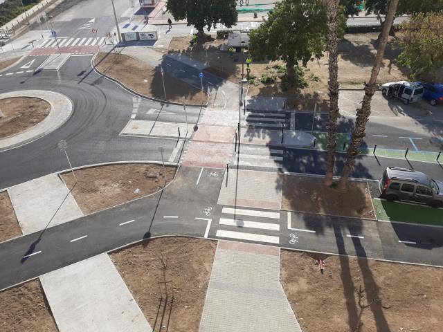 Nova configuració de la rotonda del Port al passeig Marítim