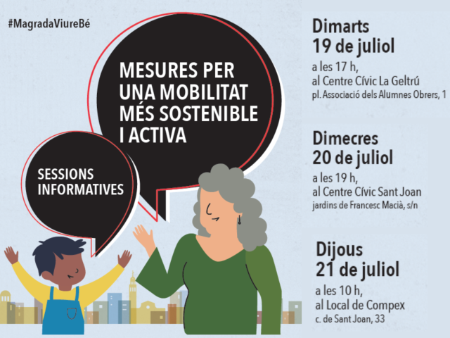 Sessions informatives - Mesures per a una mobilitat més sostenible i activa