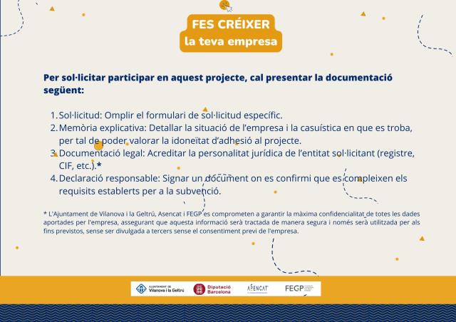 Documentació que cal aportar