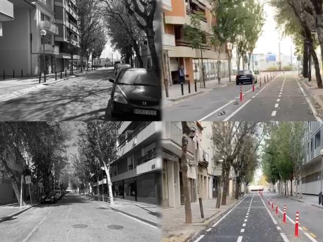 Carril bici de la Rambla de Joan Baptista Pirelli