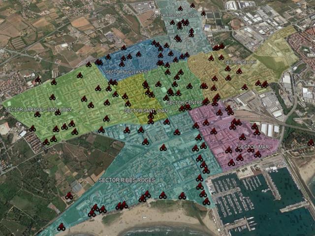 Mapa sectors campanya