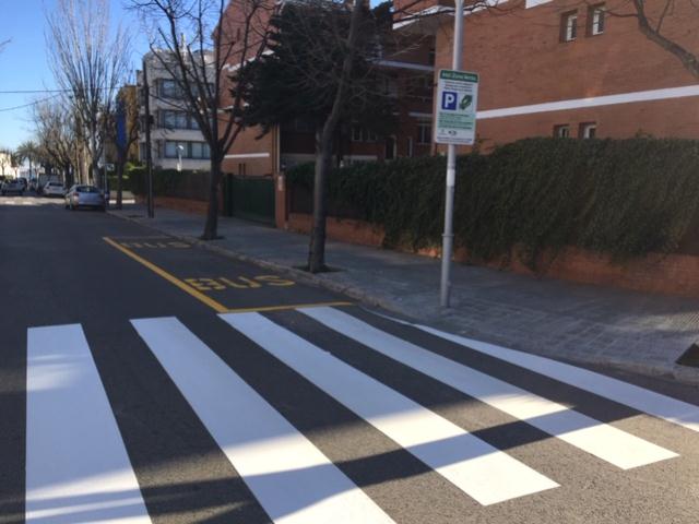 Parada de bus al c. Joan d'Àustria