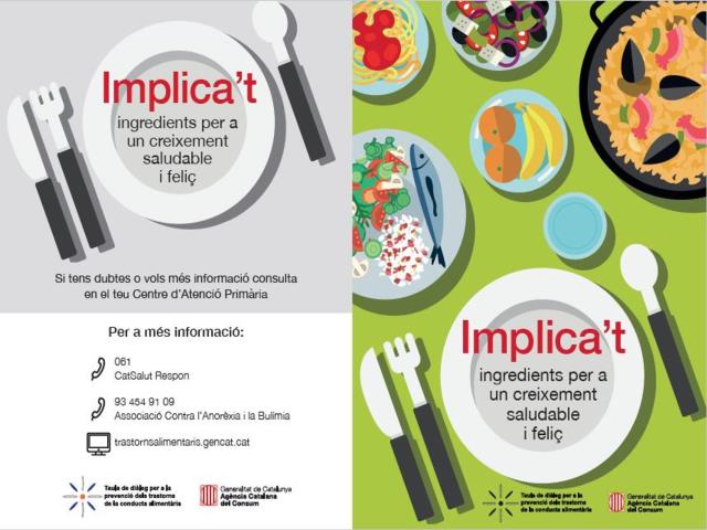 Campanya de sensibilització per a la prevenció i recuperació dels trastorns alimentaris