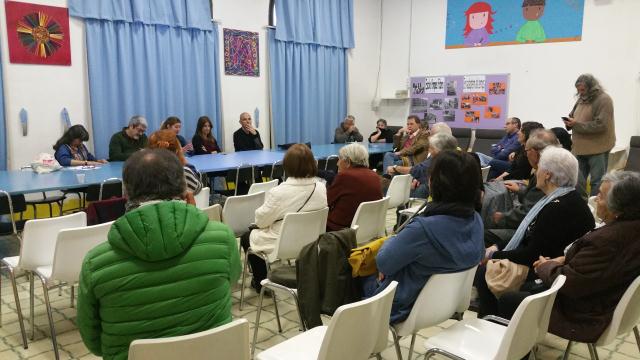 2018. Taula rodona a l'escola Pompeu Fabra