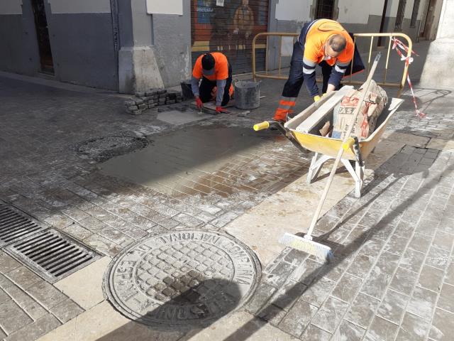 Reparació de paviment