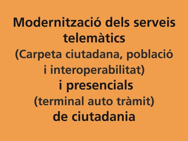Programa per a la transformació digital i modernització de les administracions