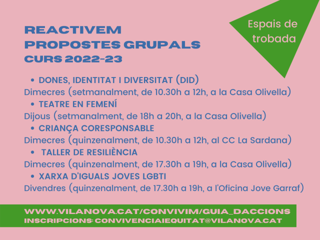 REACTIVEM TROBADES GRUPALS 2022-23